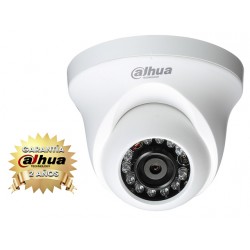 DAHUA HDAW1100C28- CAMARA DOMO ALTA DEFINICION HDCVI 720P/ 1 MEGAPIXEL/ LENTE 2.8MM/ SMART IR 10MTS/ 12VCD/ INTERIOR