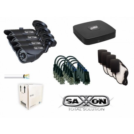 KIT SAXXON 4 CAMARAS 800TVL