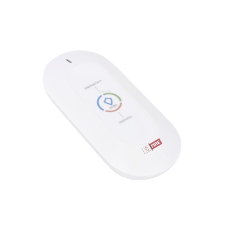 Botón de pánico para linea telefónica de 1 botón de acción, con comunicador digital para trasmitir emergencias