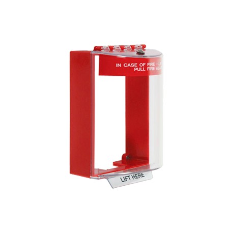 Cubierta Universal Stopper® con Sirena, Etiqueta de Incendio en Español