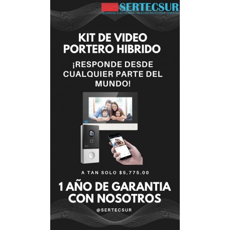 KIT DE VIDEOPORTERO HIBRIDO